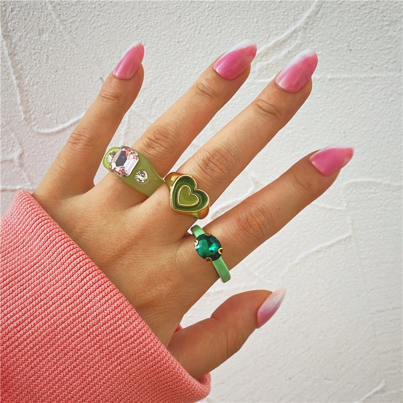 Anillos de mujer estiloso