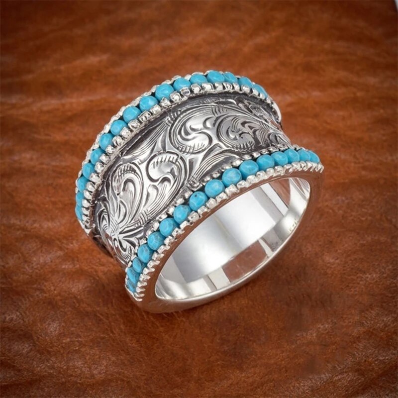 Anillo aqua de mujer