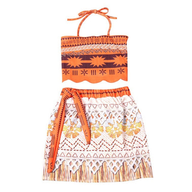 Traje de Moana para niñas