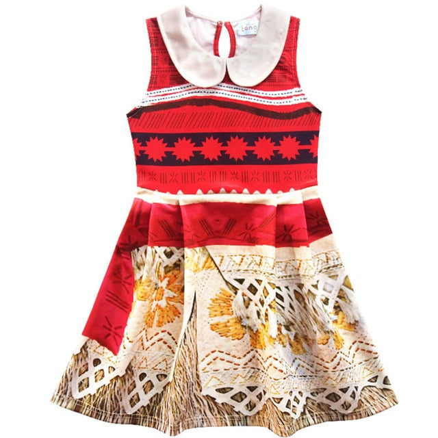 Traje de Moana para niñas