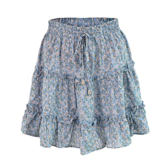 Falda mini Boho chic