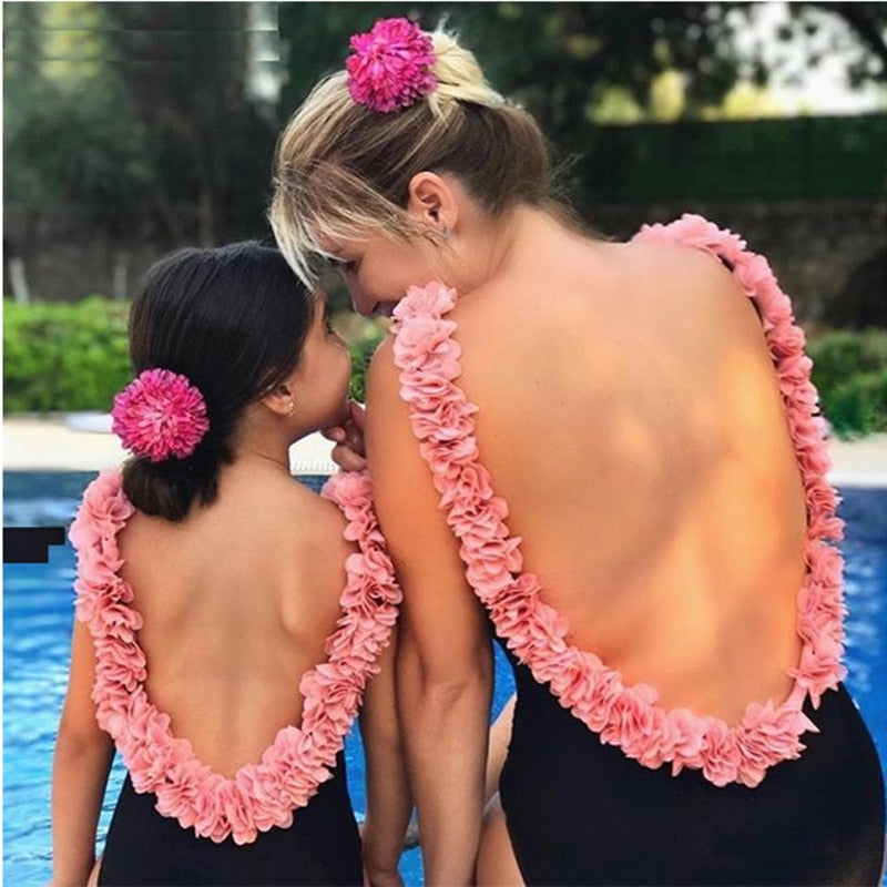 Traje de baño mamá e hija