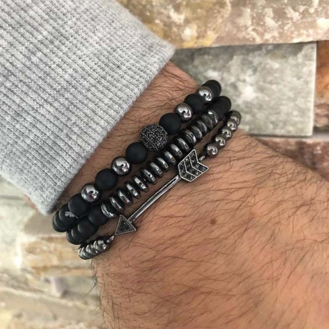 Brazalete de cuentas para hombre