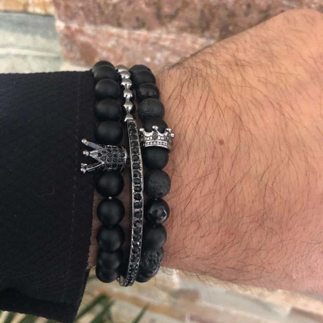 Brazalete de cuentas para hombre