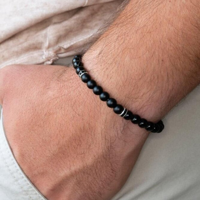 Brazalete de cuentas para hombre