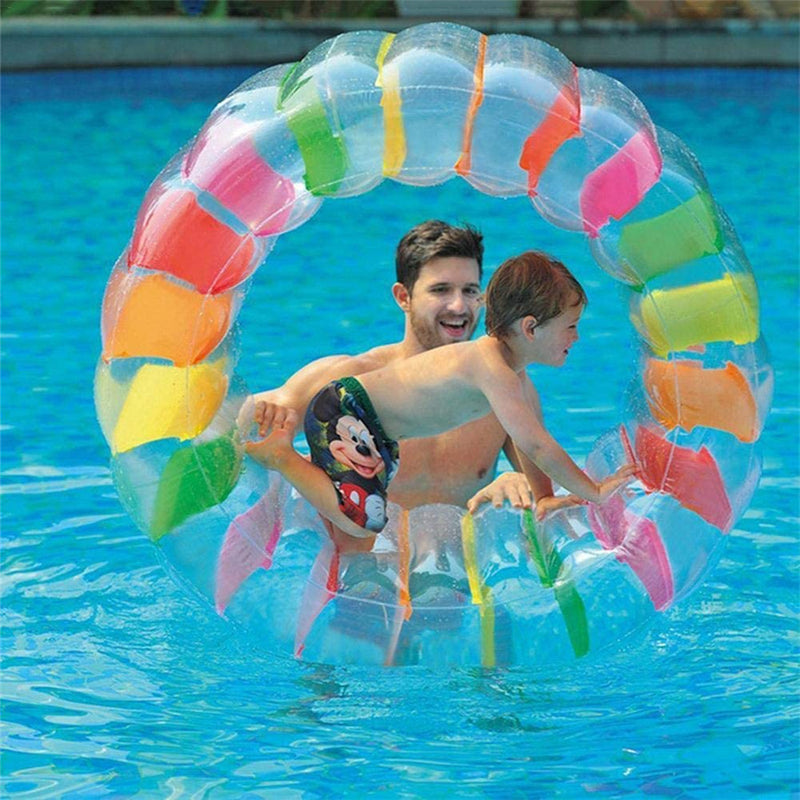 Bella rueda de agua llena de colores para niños