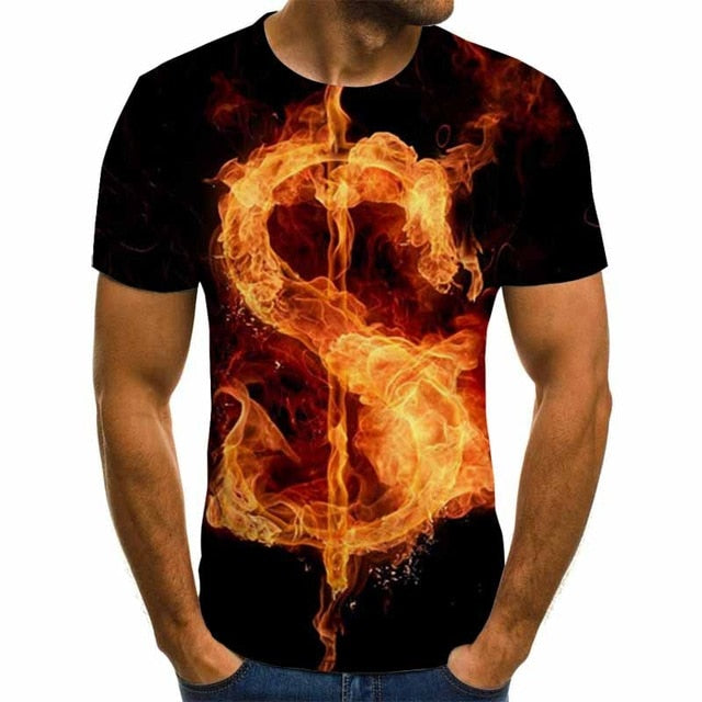 Camiseta con diseño especial de hombre