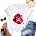 Camiseta holgada sensual de mujer