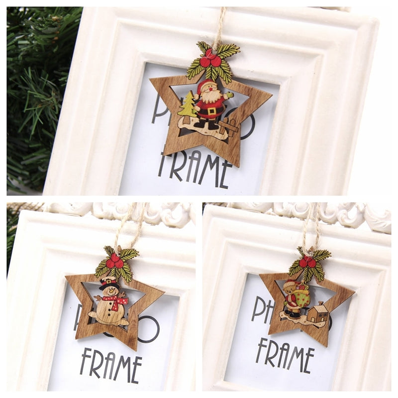 Ornamento navideños como pendiente