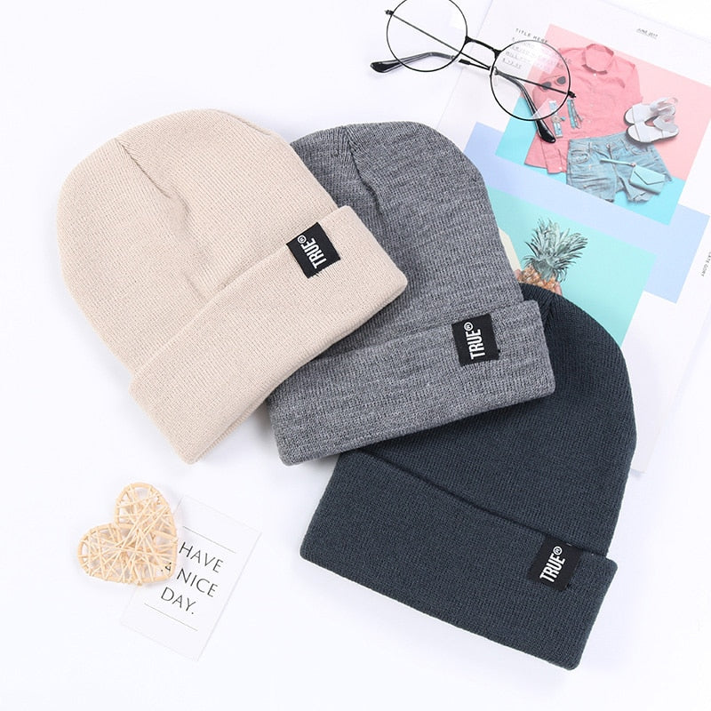 Gorro Beanie de punto para mujeres