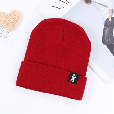 Gorro Beanie de punto para mujeres