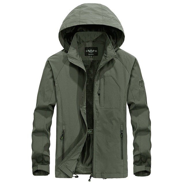 Chaqueta impermeable de hombre