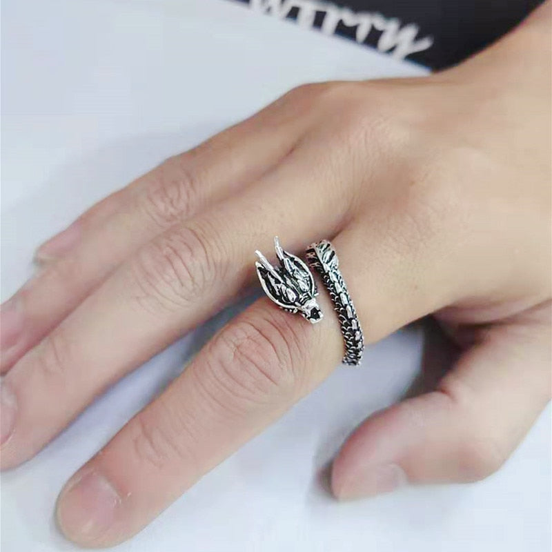 Vintage Punk anillo de hombre