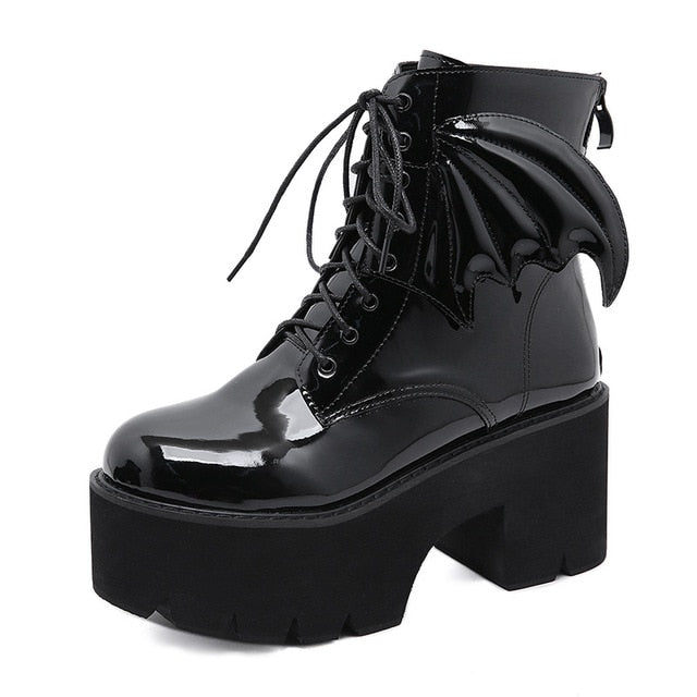 Botines PUNK adornados para mujer