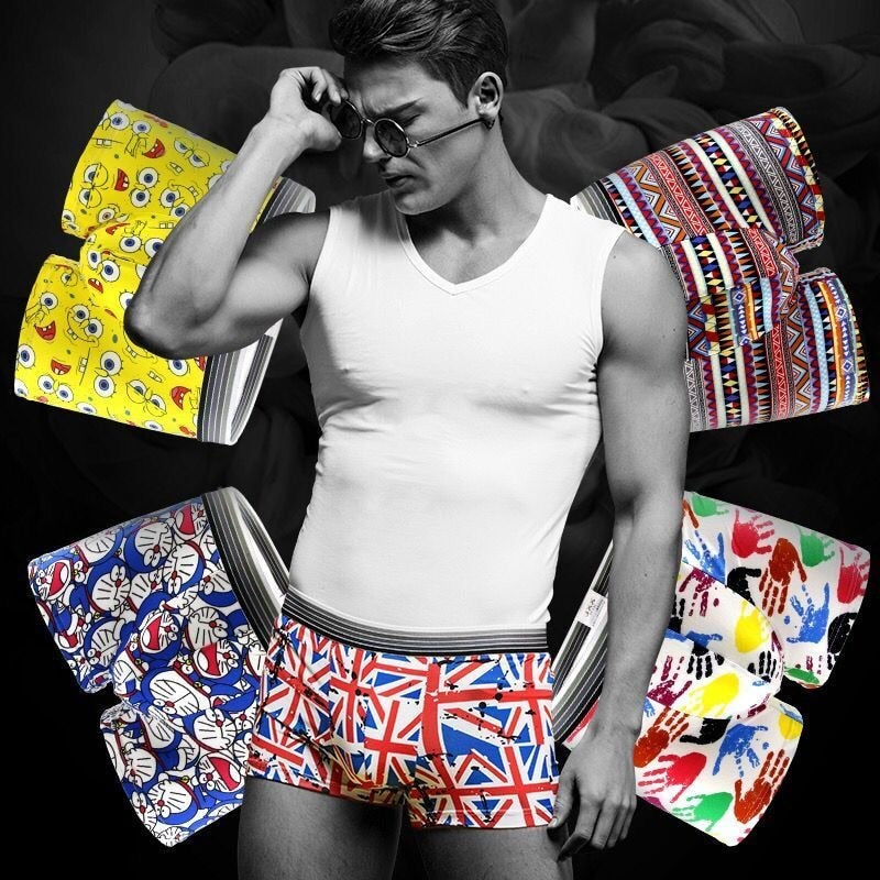 Boxers graciosos con dibujos