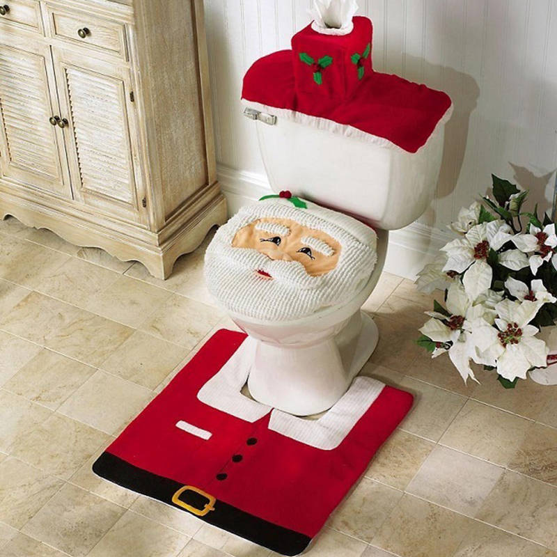 Decoraciones navideñas  para el baño