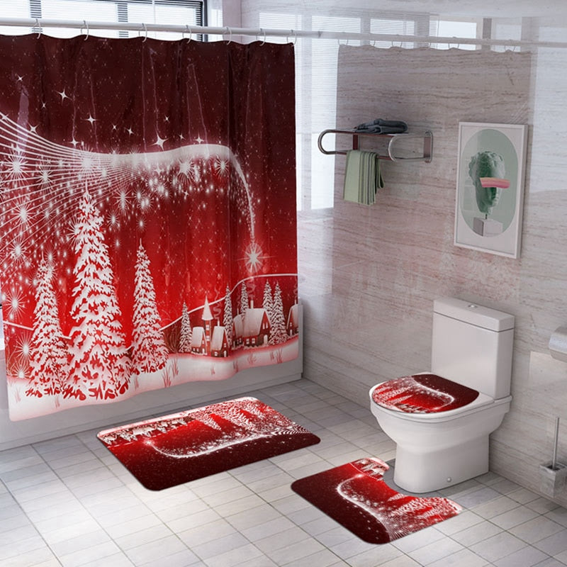 Decoraciones navideñas  para el baño