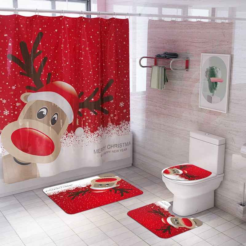 Decoraciones navideñas  para el baño