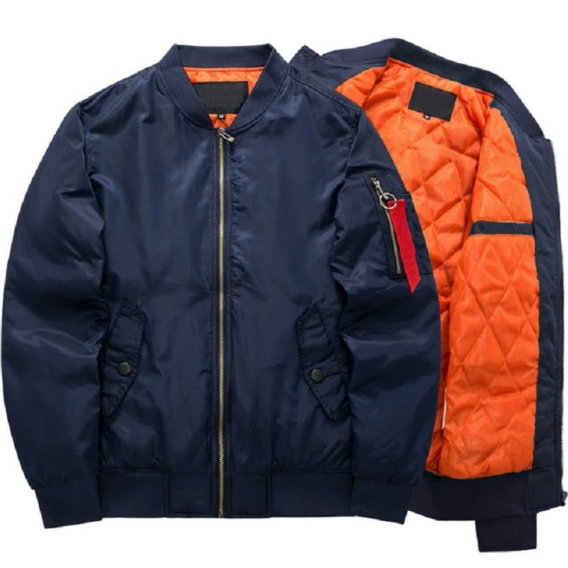 Bomber militar de hombre