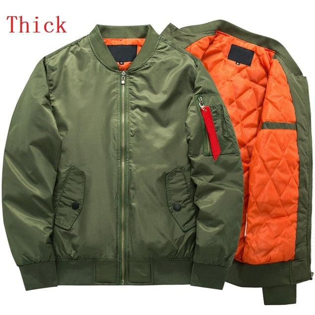 Bomber militar de hombre