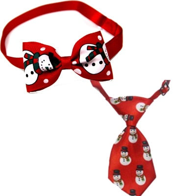 Collares de mascotas navideños