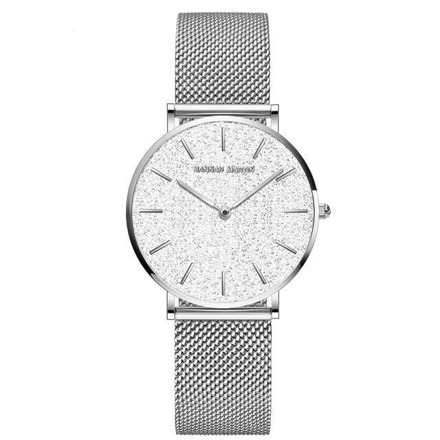 Reloj de pulsera elegante de mujer