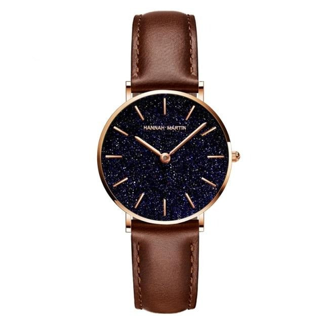 Reloj de pulsera elegante de mujer