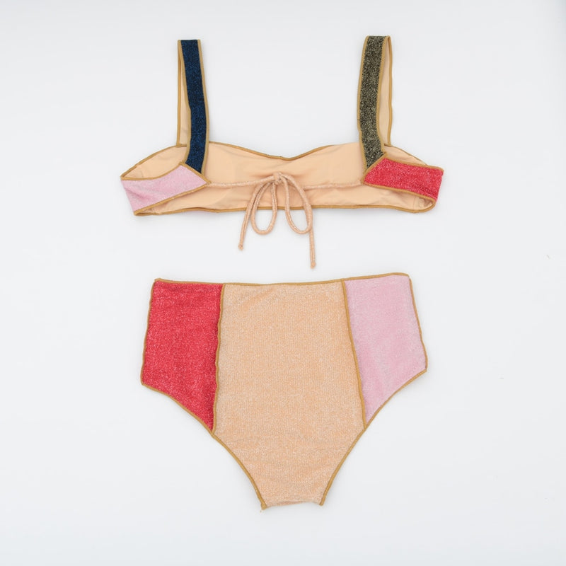 Bikini elegante de cintura alta