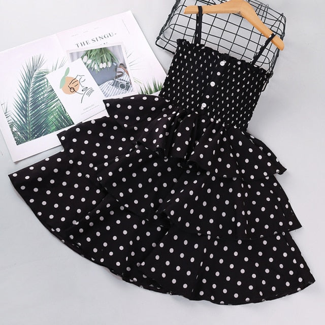 Vestido con volantes para niñas