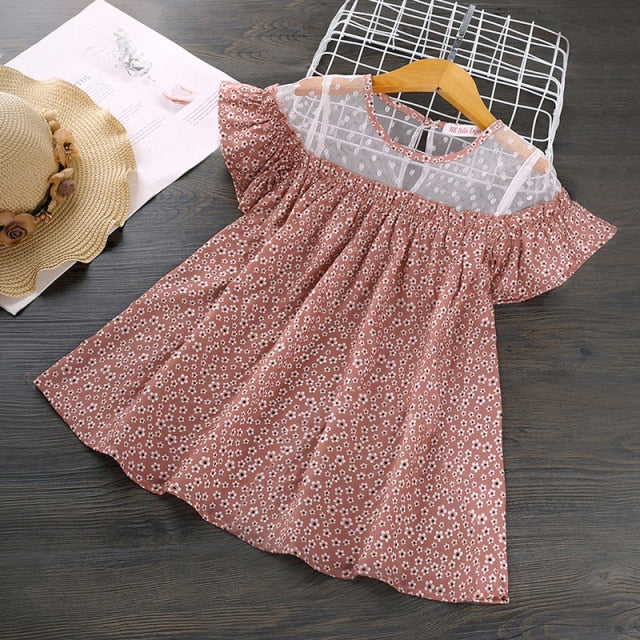 Vestido con volantes para niñas