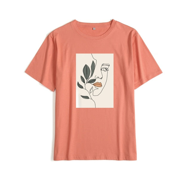 Camiseta corta de mujer