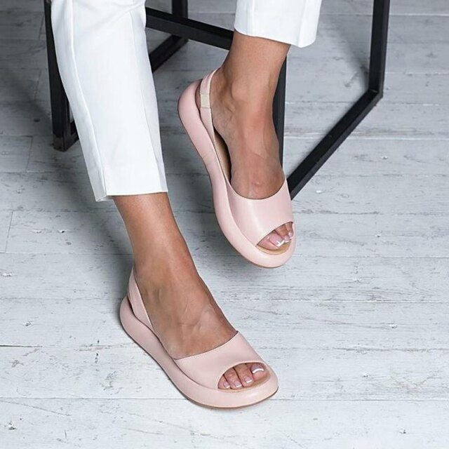 Sandalias minimalisticas de mujer