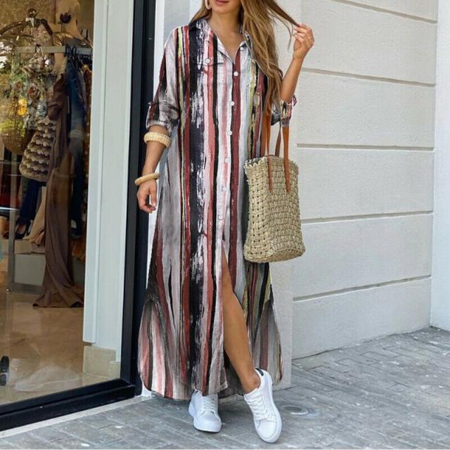 Vestido camisero de mujer