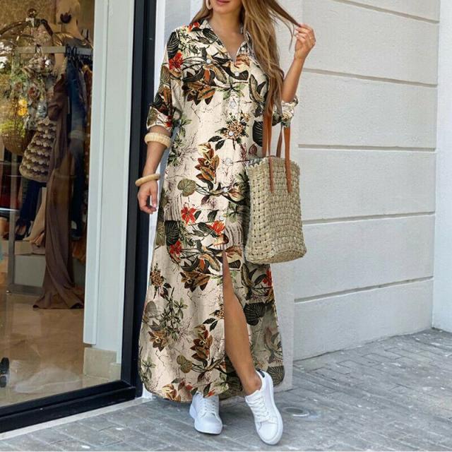 Vestido camisero de mujer