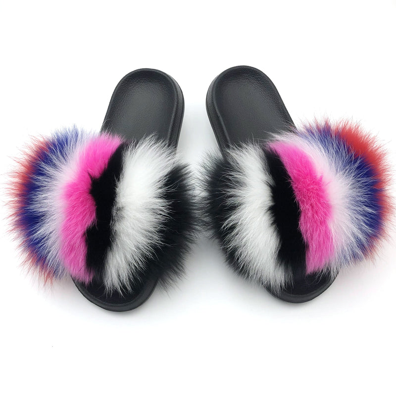 Pantuflas de peluche de mujer