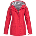 Chaqueta cortaviento impermeable de mujer