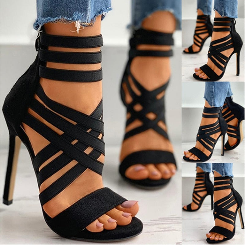 Sandalias preciosas de mujer