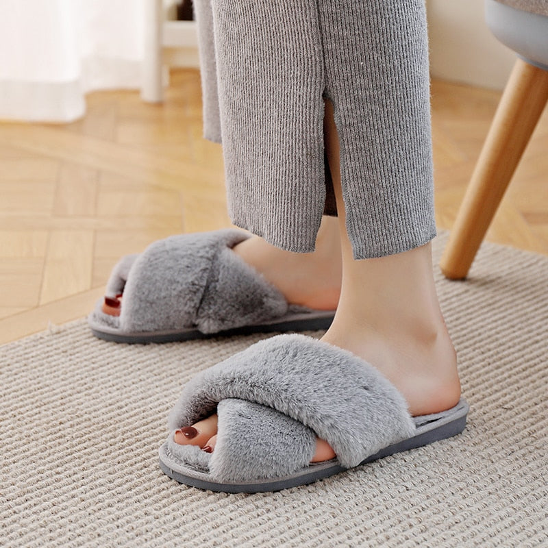 Pantuflas encantadoras de mujer