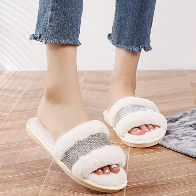 Pantuflas encantadoras de mujer