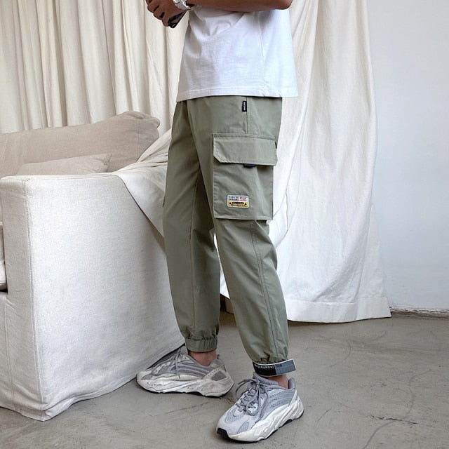 Pantalones cargo holgados de hombre