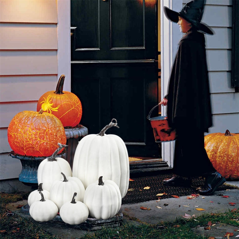 Calabazas artificiales para decorar