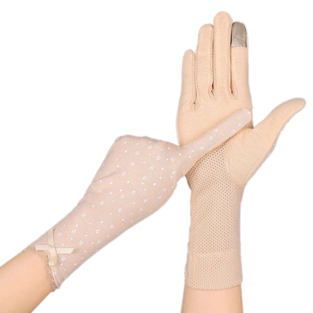 Guantes finos de mujer