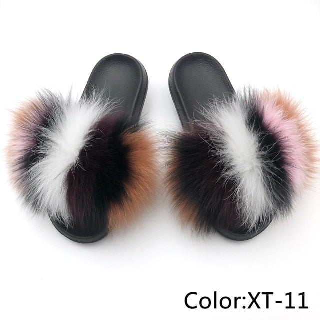 Pantuflas de peluche de mujer