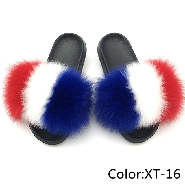 Pantuflas de peluche de mujer