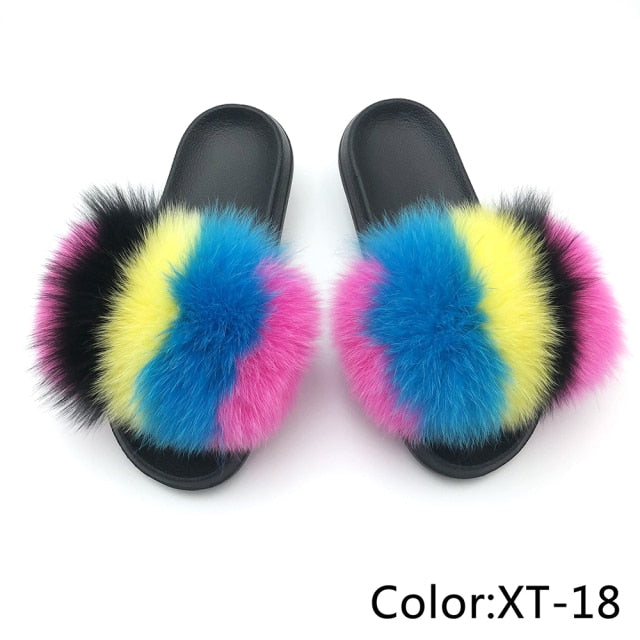 Pantuflas de peluche de mujer