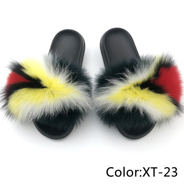 Pantuflas de peluche de mujer