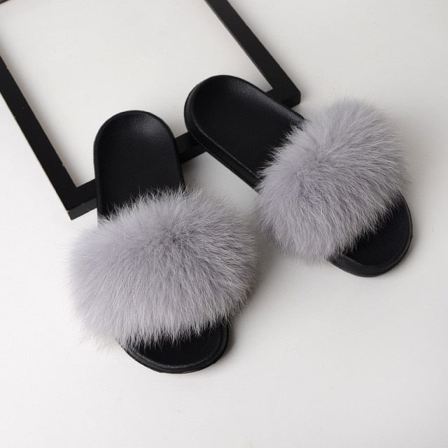 Pantuflas de peluche de mujer