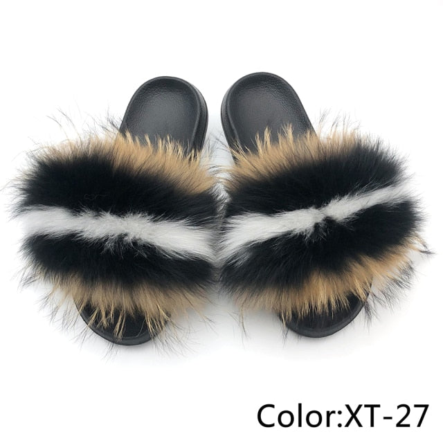 Pantuflas de peluche de mujer