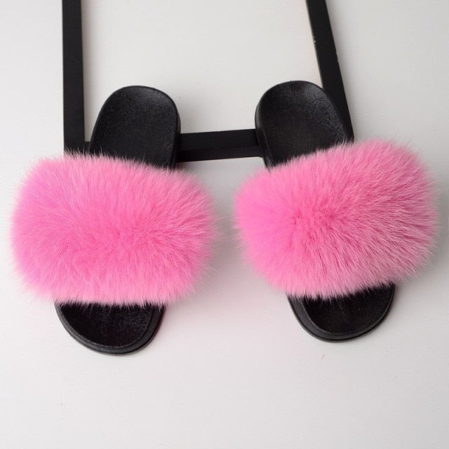 Pantuflas de peluche de mujer