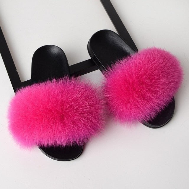 Pantuflas de peluche de mujer